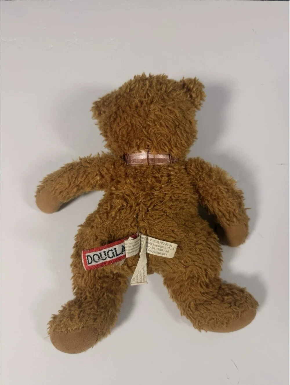Douglas Scruffy Brown Teddy Bear 9 Inch Plush